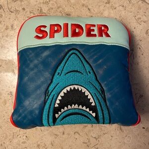Limited Special Edition Taylormade Golf Shark Attack Spider Putter Headcover